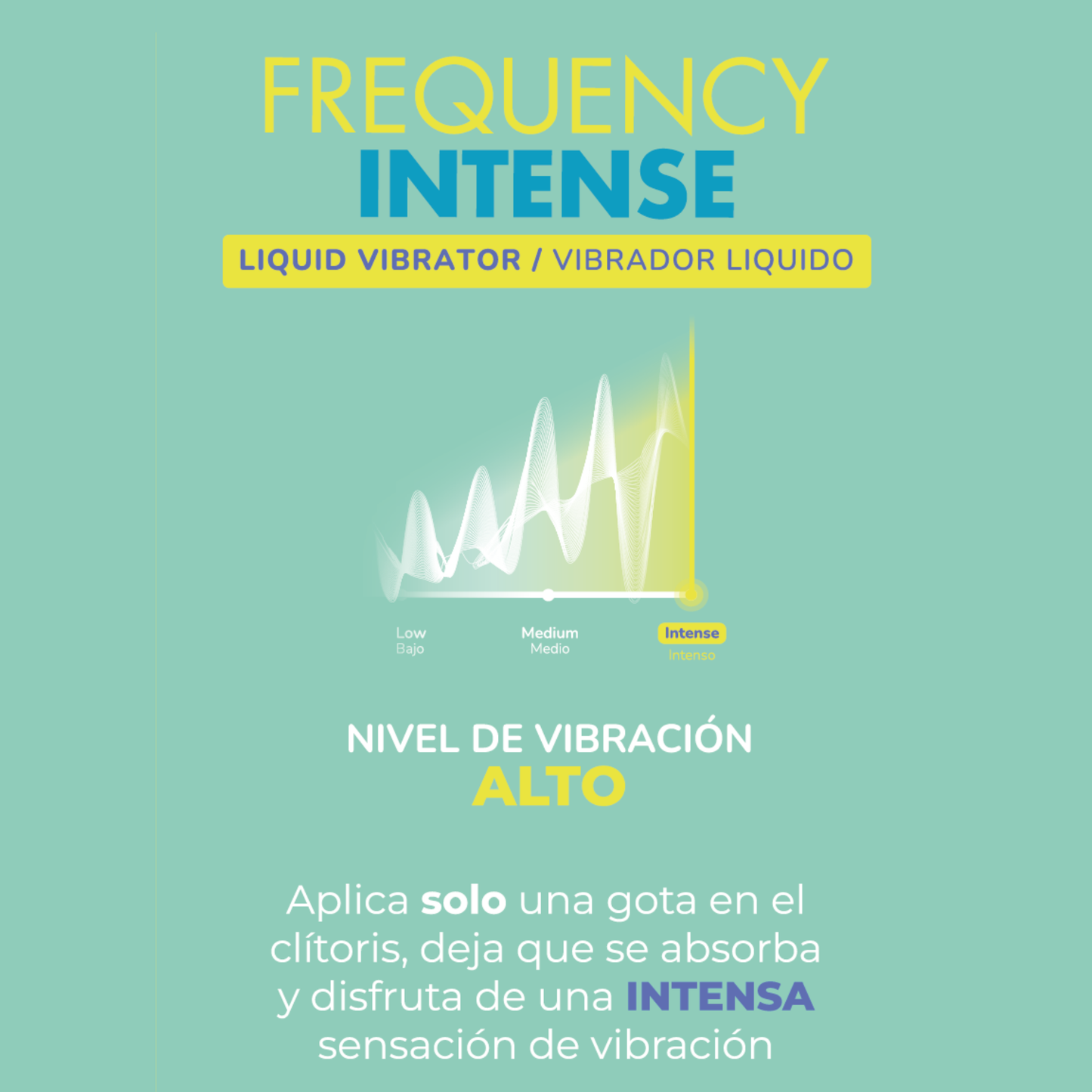 Frequency Intense Vibrador Líquido